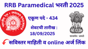 RRB Paramedical Recruitment 2025